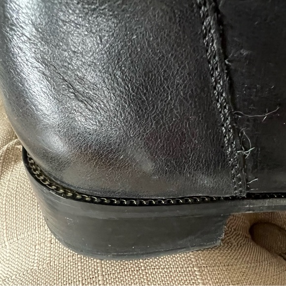 Franco Sarto Women's Leather Booties Ankle Boot - Picture 6 of 7